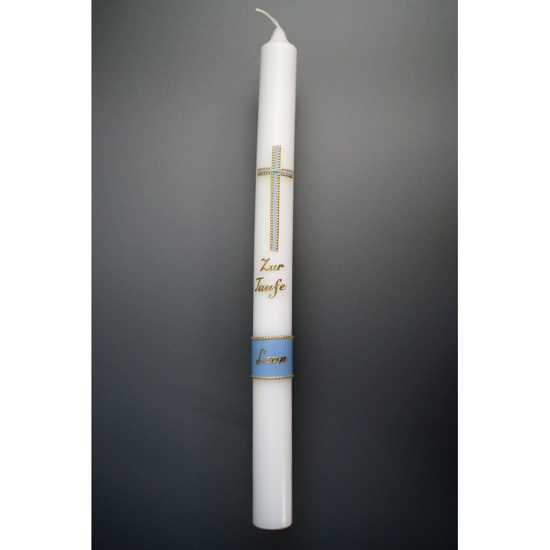 Taufkerze Leon