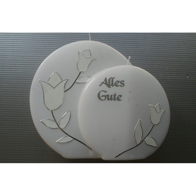 Geburtstagskerze "Weiße Tulpe" Geburtstagskerze "Weiße Tulpe"