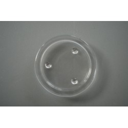 Kerzenteller aus Glas 10 cm